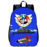 YOIYEN Sonic the Hedgehog School Bag Student Backpack For Boy And Gril Back To School