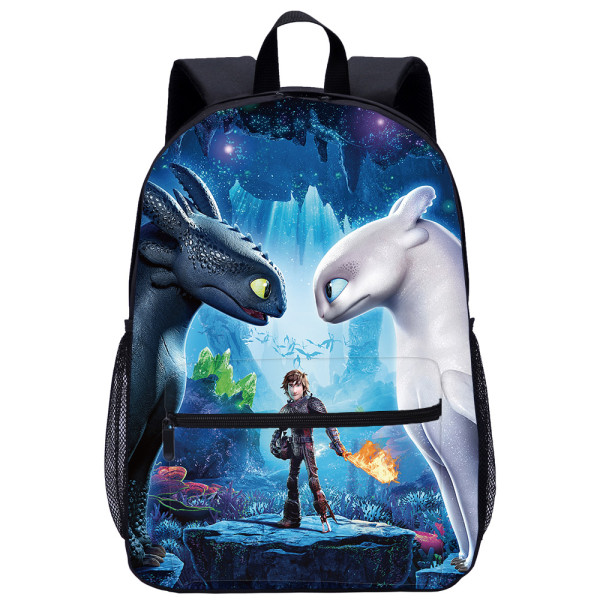 YOIYEN How to Train Your Dragon School Backpack Cartoon Style School Book Bag For Kids