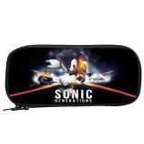 Sonic the Hedgehog Pecnil Bag Cartoon Roomy School Stationery Bag For Children