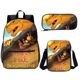 YOIYEN Wings Of Fire Backpack 3 PCS  Large Teenager Boy And Girl School Bag Set 3 In 1