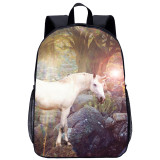 YOIYEN Unicorn Backpack 3D Animal Kids Book Bag For 1-6 Grad Primary School