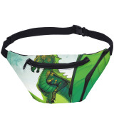 Wholesale Wings Of Fire Fanny Pack Cartoon Gragon Print Wait Bag For Sport
