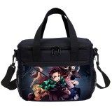 Kimetsu No Yaiba Big Lunch Bag Anime Cartoon School And Office Food Thermal Bag