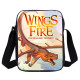 Wings Of Fire Small Messenger Bag School Satchel Bag For Teenager And Kids