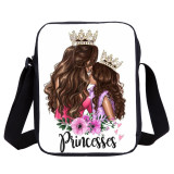 Super Mom Print Small Messenger Bag Outdoor Travel Small Satchel Bag For Grils
