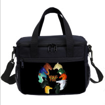 Wings Of Fire Lunch Bag Cartoon Dargon Print Tote Cooler Bag For Office And School