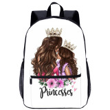YOIYEN Super Mom School Backpack Teenager School Book Bag For Outdoor Travel