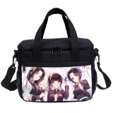 Kimetsu No Yaiba Big Lunch Bag Anime Cartoon School And Office Food Thermal Bag
