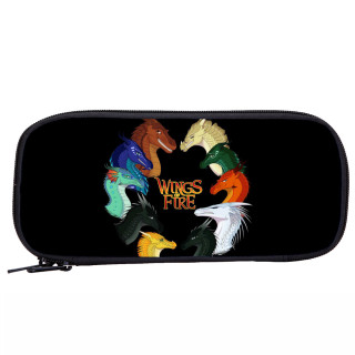 Wings Of Fire School Pencil Bag Kids And Teenager Cartoon Roomy Pencil Box