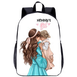 YOIYEN Super Mom Daypack Children Girls Student Book Bag For 1-6 Grade