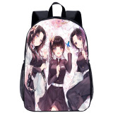 YOIYEN Kimetsu No Yaiba Large School Backpack Primary School Book Bag For Boy And Girl
