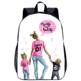 YOIYEN Super Mom Daypack Children Girls Student Book Bag For 1-6 Grade