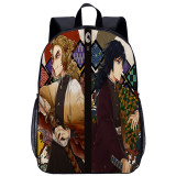 YOIYEN Kimetsu No Yaiba Large School Backpack Primary School Book Bag For Boy And Girl