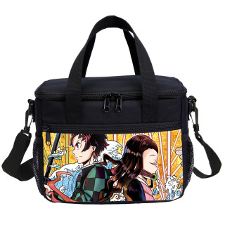 Kimetsu No Yaiba Big Lunch Bag Anime Cartoon School And Office Food Thermal Bag