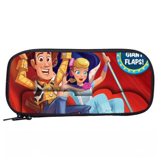 Toy Story 4 Pencil Bag Boy And Girl School Student Roomy Polyester Pencil Box For Kids