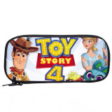 Toy Story 4 Pencil Bag Boy And Girl School Student Roomy Polyester Pencil Box For Kids