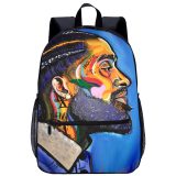 YOIYEN Nipsey Hussle School Backpack Large Capacity Student Book Bag For Travel