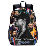 YOIYEN Nipsey Hussle School Bag Large Student Backpack For Boy And Girl