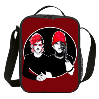 Twenty One Pilots Lunch Bag Small Cooler Instulated Tote Ice Bag