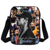 Nipsey Hussle Small Messenger Bag School Satchel Bag For Children
