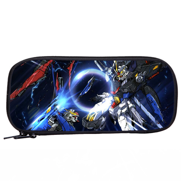MOBILE SUIT GUNDAM Pencil Box Polyester Cartoon Pecnil Bag For Kids