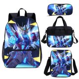 Wholesale Backpack Set For Children MOBILE SUIT GUNDAM School Bag 4 Pcs