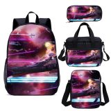 Wholesale School Backpack Set Space Battleship Yamato 4 PCS Kids School Bag