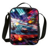 Space Battleship Yamato Lunch Bag Cartoon Small Tote Instulated Bag For Food