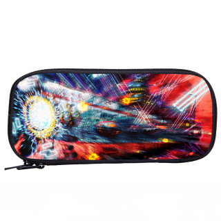 Space Battleship Yamato Pencil Bag Cartoon Print School Pencil Bag For Kids