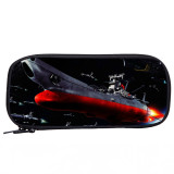 Space Battleship Yamato Pencil Bag Cartoon Print School Pencil Bag For Kids
