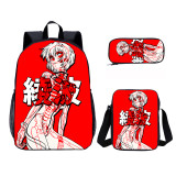 Neon Genesis Evangelion Backpack Set Wholesale Cartoon Kids School Bag