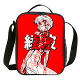 Wholesale Cartoon Print Lunch Bag Neon Genesis Evangelion Small Instulated Thermal Bag