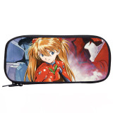 Neon Genesis Evangelion Pencil Bag Anime Cartoon School Pencil Box For Children