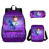 YOIYEN School Cartoon Backpack Set Neon Genesis Evangelion Anime Kids School Bag In Bulk