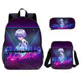 YOIYEN School Cartoon Backpack Set Neon Genesis Evangelion Anime Kids School Bag In Bulk