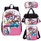 YOIYEN Wholesale 4PCS School Book Bag Dr. Slump Cartoon Print School Backpack In Bulk