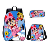 YOIYEN Wholesale Backpack Set Cartoon Dr. Slump School Student Book Bag For Children