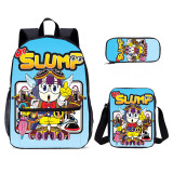 YOIYEN 3PCS School Daypack Cartoon Dr. Slump Large Capacity School Bag Set Wholesale