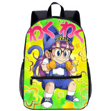 YOIYEN Dr. Slump Large School Backpack Janpan Cartoon Style School Book Bag