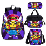 YOIYEN Wholesale 4PCS School Book Bag Dr. Slump Cartoon Print School Backpack In Bulk