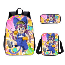 YOIYEN Wholesale Backpack Set Cartoon Dr. Slump School Student Book Bag For Children