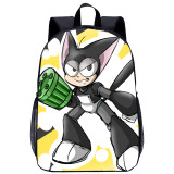 YOIYEN Anime School Backpack Cyborg Kuro Chan Cartoon Print Children Book Bag