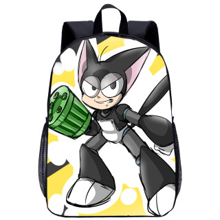 YOIYEN Anime School Backpack Cyborg Kuro Chan Cartoon Print Children Book Bag