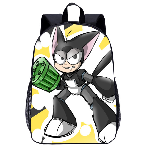 YOIYEN Anime School Backpack Cyborg Kuro Chan Cartoon Print Children Book Bag
