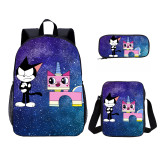 YOIYEN Wholesale Cartoon School Backpack Set Large 3 PCS Cyborg Kuro Chan Daypack