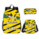 YOIYEN Wholesale Cartoon School Backpack Set Large 3 PCS Cyborg Kuro Chan Daypack