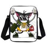 Crossbody Messenger Bag Kids Cyborg Kuro Chan Small Satchel Bag For School