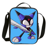 Wholesale Lunch Bag 3D Print Cartoon Cyborg Kuro Chan School Thermal Bag