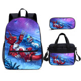 YOIYEN Backpack Set Wholesale Kids Digimon Digital Monster Print 3 PCS School Bag