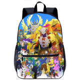 YOIYEN Large Backpack Digimon Digital Monster 3D Print School Bag For Boy And Girl